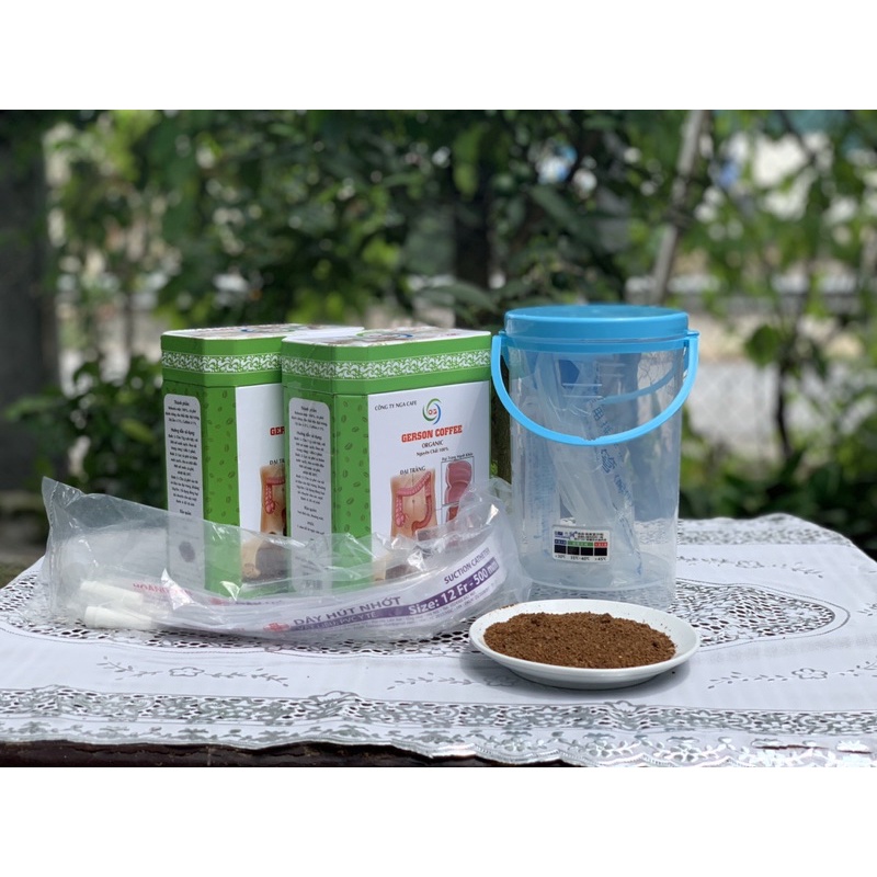Cà phê thải độc đại tràng loại túi lọc Gerson