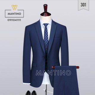 Bộ Vest Xanh Navy Chất Liệu Cao Cấp