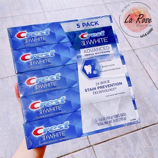 Kem đánh răng Crest 3D Advanced whitening mẫu mới