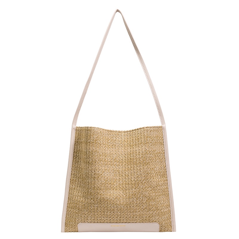 Túi Xách Đan Cói Cỡ Lớn Thiết Kế Đơn Giản Thời Trang Cho Nữ