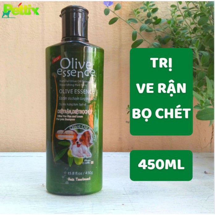 Sữa tắm cho chó Oliver Esence 450ml trị ve rận bọ chét ... Cún ún shop