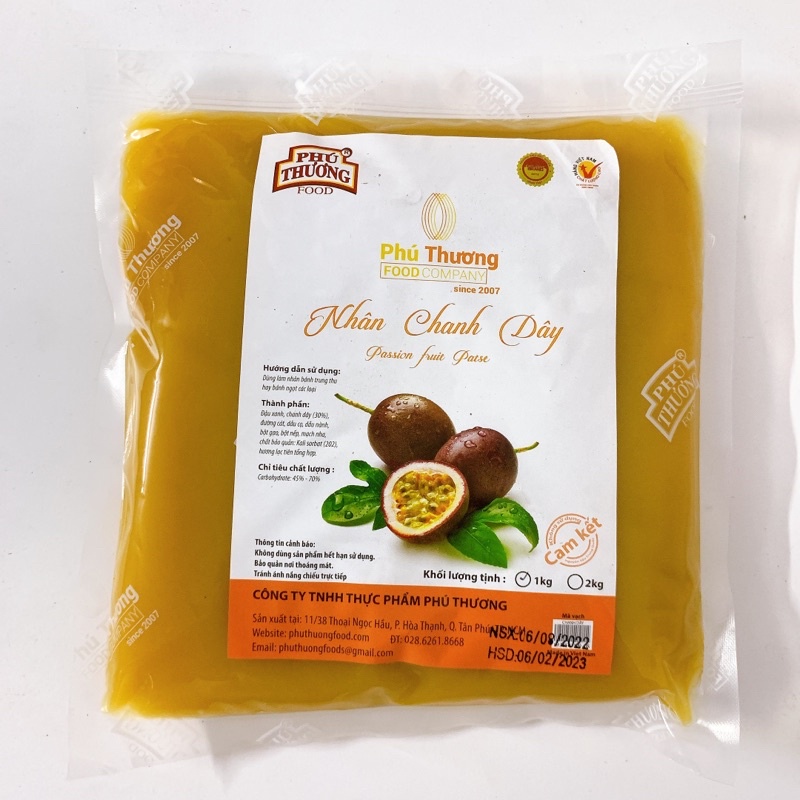 Nhân bánh trung thu Phú Thương loại 1kg và 2kg