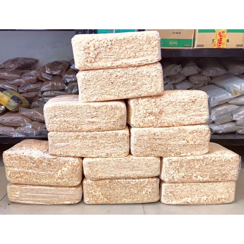 Mùn Cưa Nén 1kg thơm lót chuồng Hamster, Thỏ, Bọ, Chim
