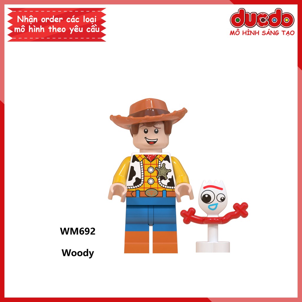 Minifigures các nhân vật trong Toy Story 4 - Đồ chơi Lắp ghép Xếp hình Mini Mô hình WM WM6060