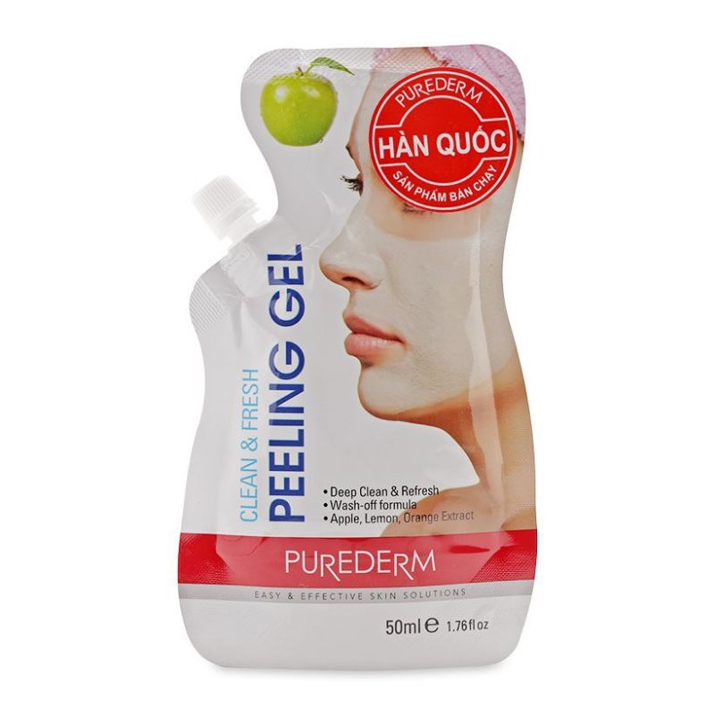 ( Yêu Thích ) Gel tẩy tế bào chết Purederm Clean & Fresh peeling Gel 50gr | BigBuy360 - bigbuy360.vn
