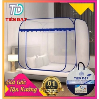 Màn chụp tự bung đỉnh vuông 🔥tiến đạt🔥 mùng tự bung người lớn cao cấp đỉnh rộng rãi cực thoáng