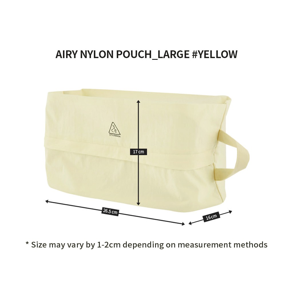 Túi Đựng 3CE Mỹ Phẩm Và Đồ Dùng Siêu Nhẹ Tiện Dụng Nhiều Kích Thước