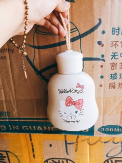 Bình nước thủy tinh lúa mạch 300ml