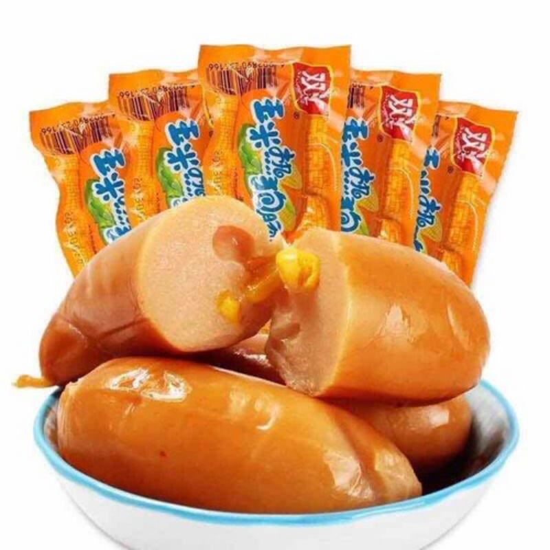 1 thùng xúc xích ngô 2kg .