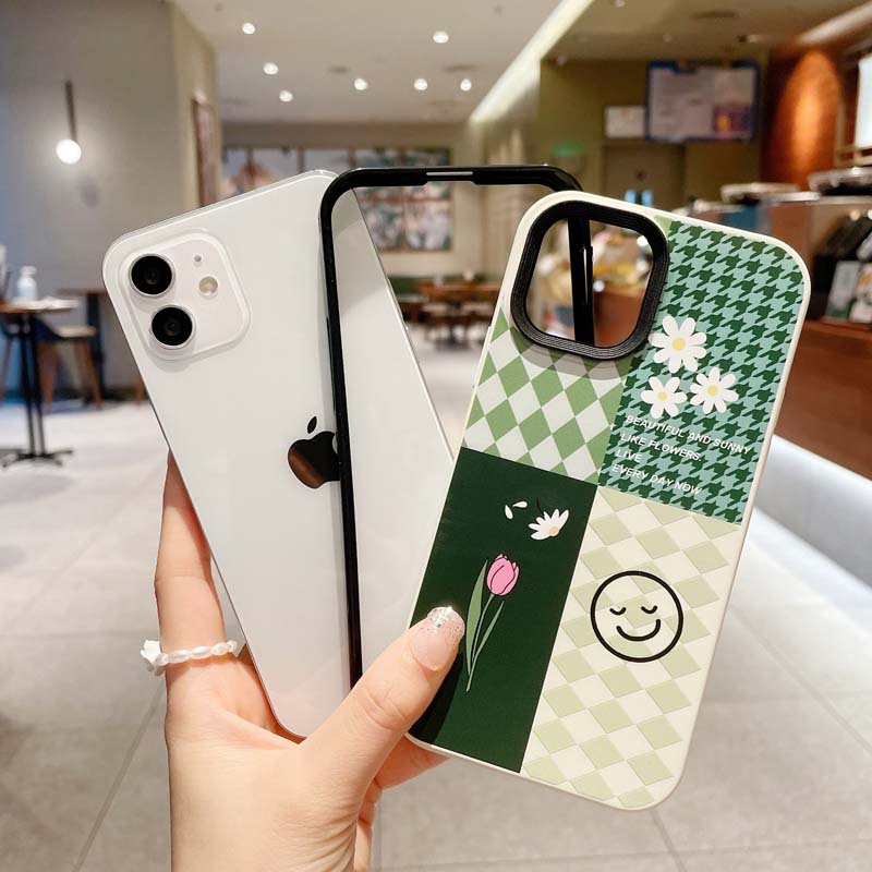 Ốp Điện Thoại TPU Silicon Mềm Chống Sốc Hình Mặt Cười Cho iPhone 13 12 11 Pro Promax 6 6S 7 8 Plus X XR XSMax SE