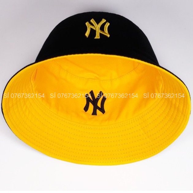 Nón Bucket 2 Lớp Nam Nữ N+, Mũ Tai Bèo Thêu Họa Tiết Chữ Chất Vải Kaki Thoáng Mát BL135