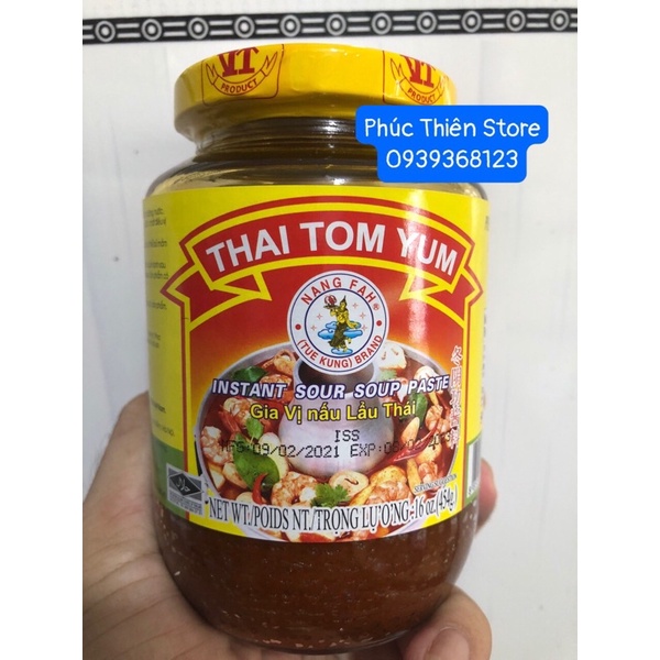 Gia vị nấu Lẩu Thái Tom Yum – lọ 454g
