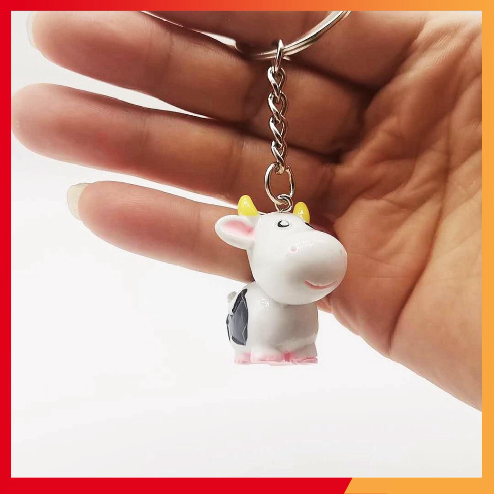 Móc khóa bò sữa dễ thương  - shop8868
