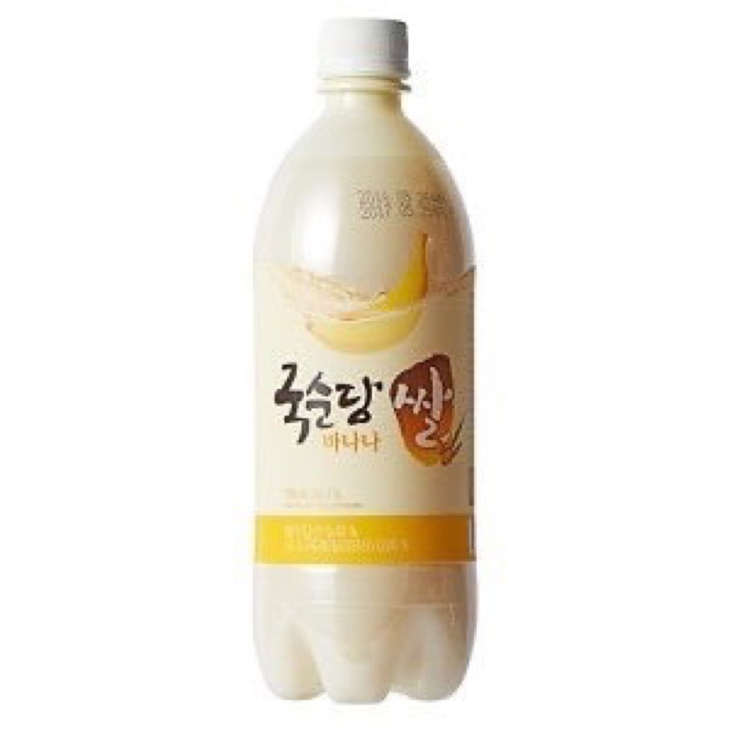 Nước gạo Hàn Quốc Makgeolli 750ml vị truyền thống chuối/ nho/ đào