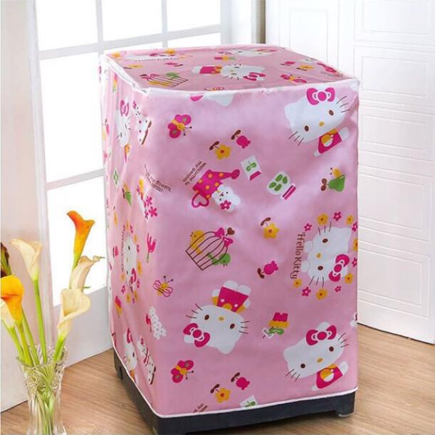 Áo Trùm Máy Giặt Cửa Trên 7-8kg Vải Satin Chống Nước ,Bụi , Nắng, Rách Bền Đẹp 🌤️