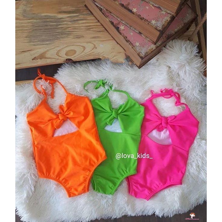 Bộ Bikini cột nơ thiết kế xinh xắn thời trang mùa hè cho bé gái từ 1-5 tuổi