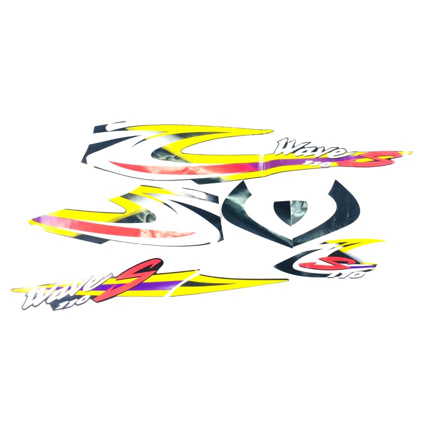 Bộ tem dán xe Wave S 110 Greennetworks