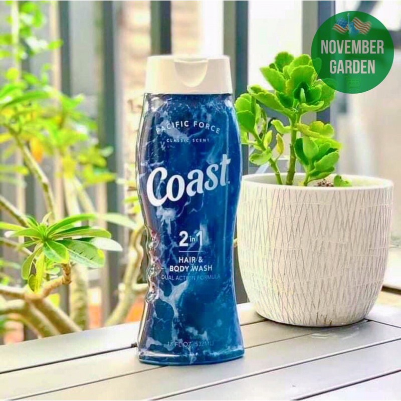 Air Mỹ Tắm gội Coast 532ml Mẫu Mới