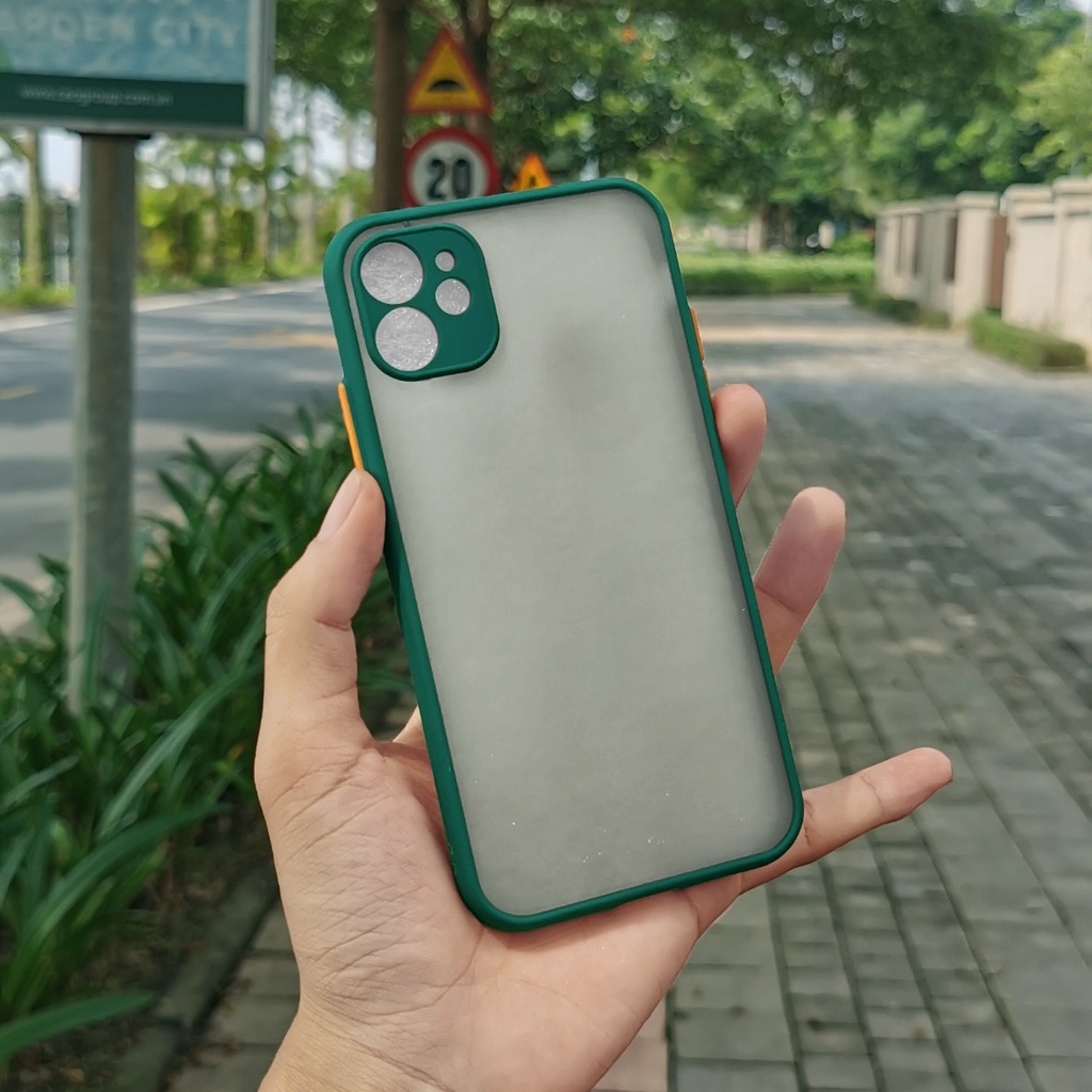 Ốp lưng iphone nhám iphone 7/7plus iphone 8/8plus/X Xr Xs Xsm/11 12