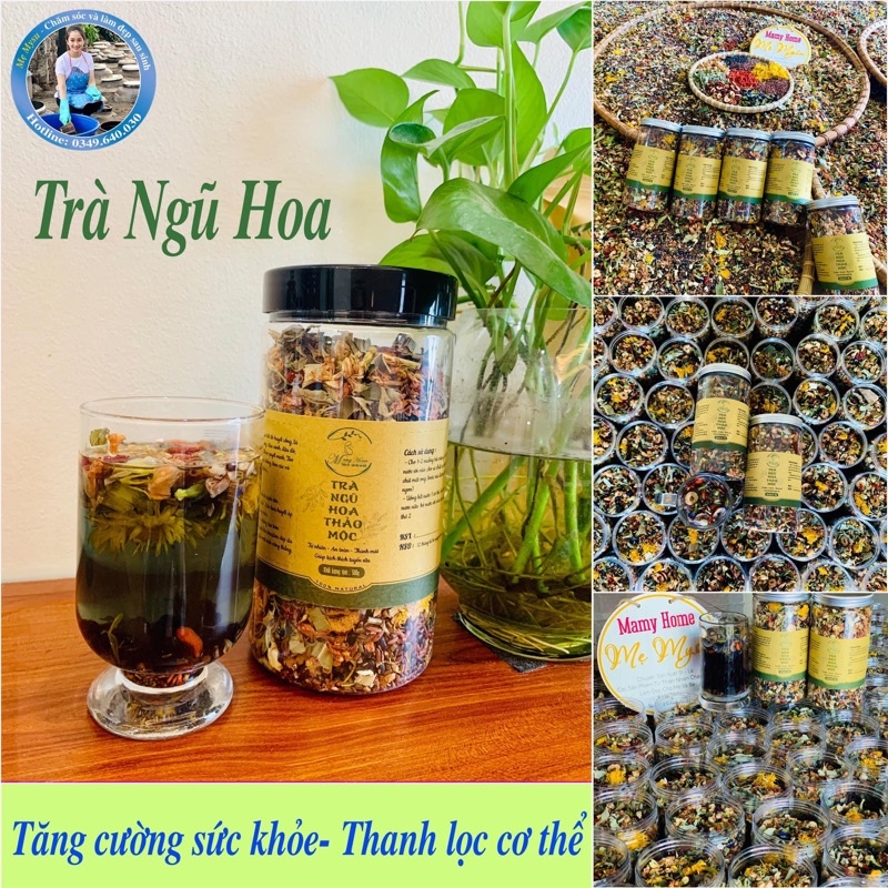 Trà hoa ngũ cốc 500gr lợi sữa thanh lọc cơ thể