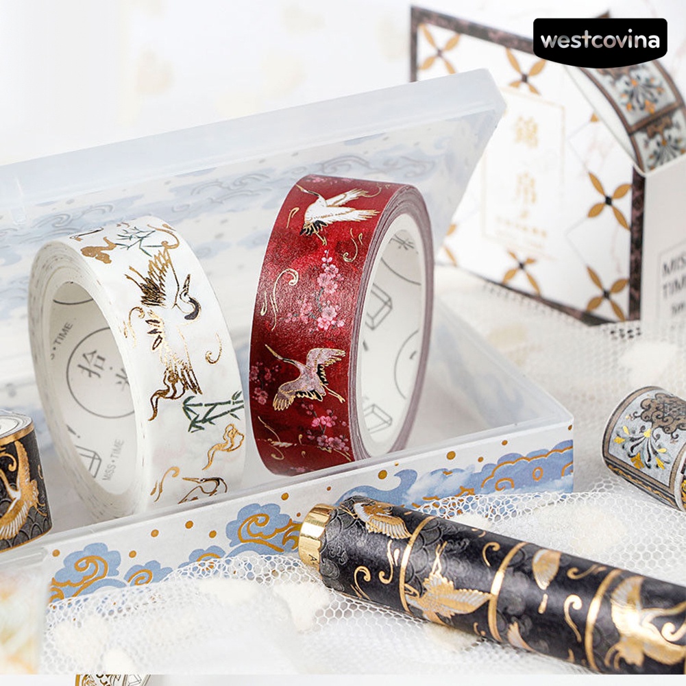 [Hot]✍Cuộn Băng Dính Washi Phong Cách Trung Quốc