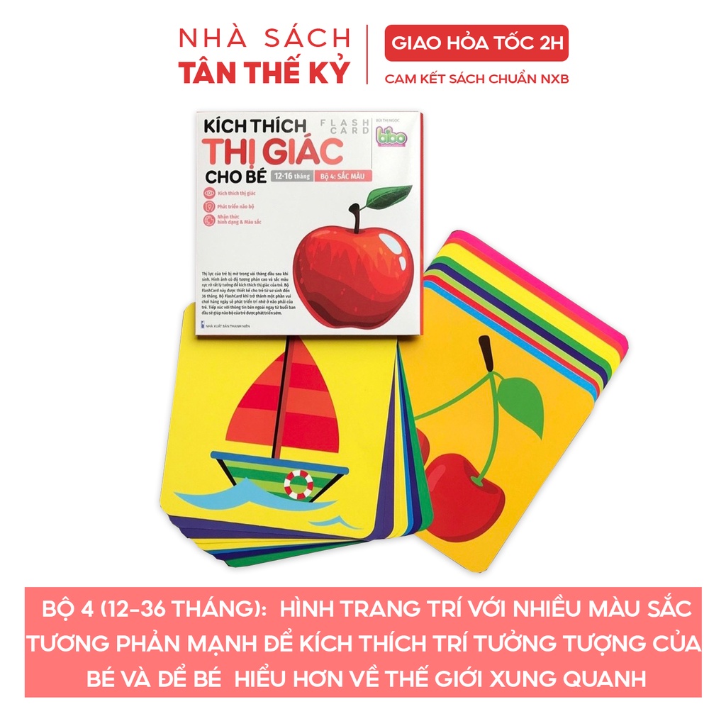 Bộ thẻ Flashcard Việt Hà kích thích thị giác cho bé 036 tháng phát triển não bộ