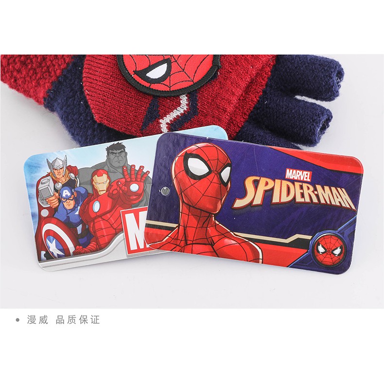 Disney Găng Tay Hở Ngón Giữ Ấm Mùa Đông Cho Bé