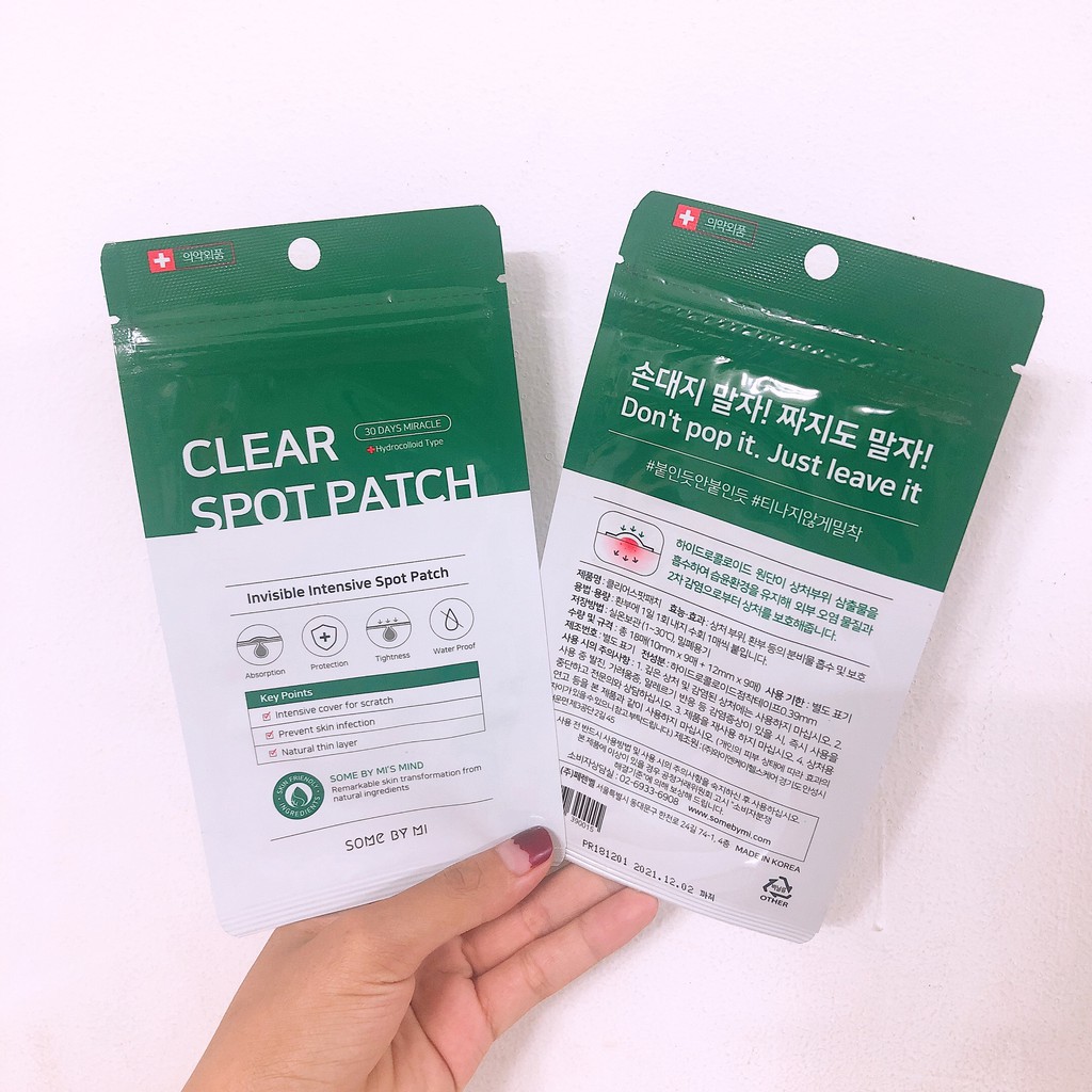 Miếng Dán Mụn Some By Mi Clear Spot Patch 18 miếng