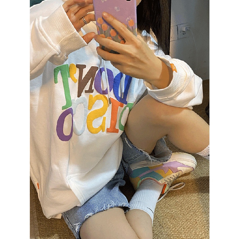 NRVP Mới Áo Hoodie Dáng Rộng Phong Cách Hàn Quốc 2021