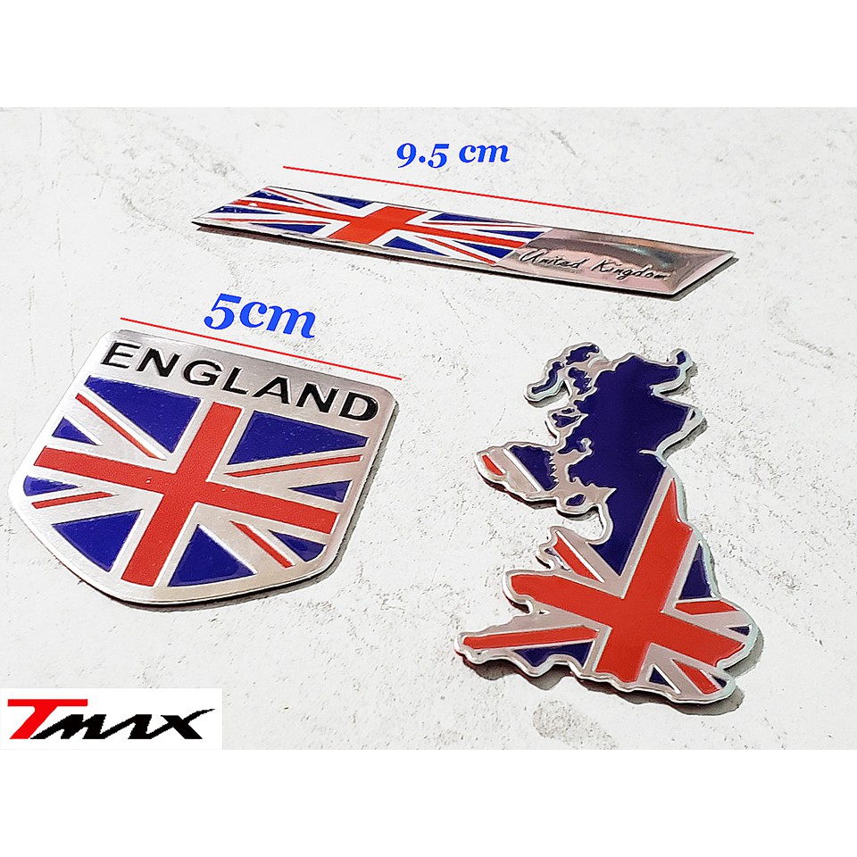 BỘ DECAL NHÔM CỜ ANH MẪU MỚI 02