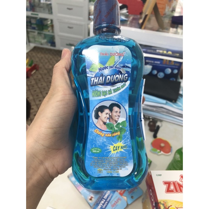 Nước súc miệng Bạc hà Thái Dương 500ml