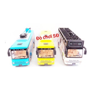 mô hình xe buýt sắt - 20 cm  1 chiếc