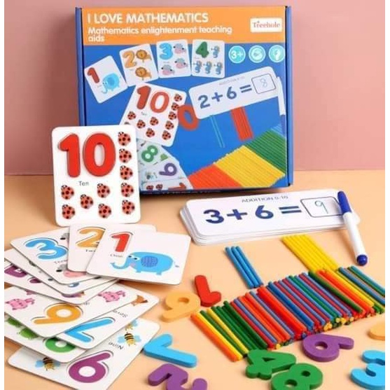 bộ đồ chơi học toán I LOVE MATHEMATIC đồ chơi giáo dục thông minh cho bé