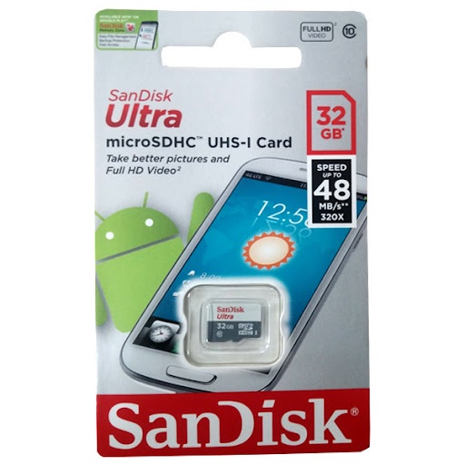 Thẻ nhớ sandisk 128gb/64gb/32gb/16gb/8gb chính hãng dùng cho điện thoại máy ảnh tốc độ cao Class 10 Ultra 667x 100MB/s