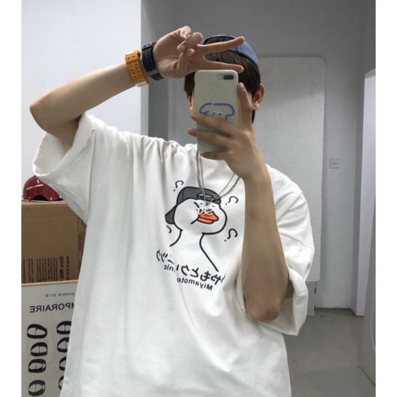 Áo thun tay lỡ Unisex, áo phông form rộng M435 LK SHOP