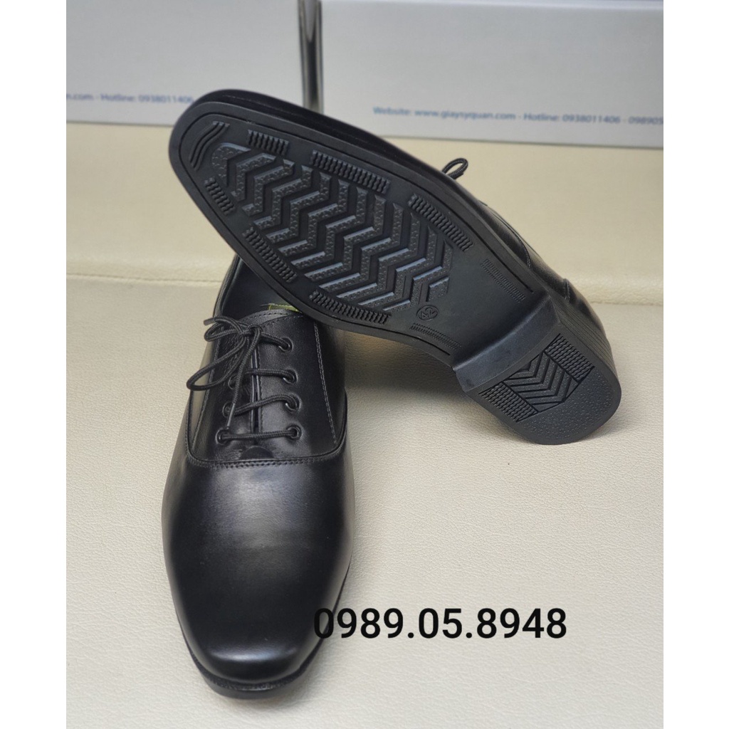 Giày da nam công sở mã 407 - Da Thật 100%, Có Khâu Đế, Bảo hành 12 tháng