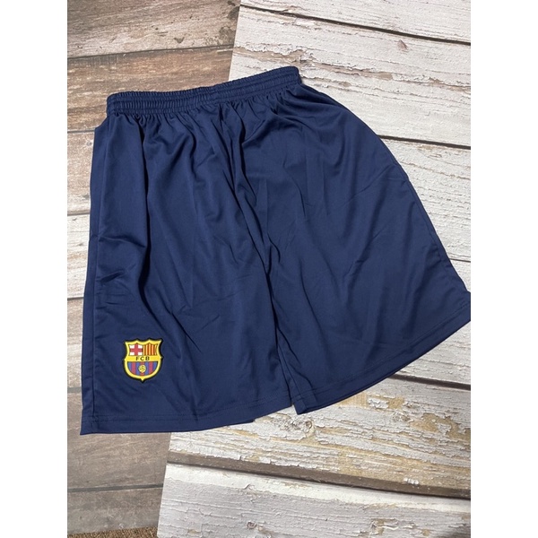 Set Bộ quần áo thể thao bóng đá nam nữ clb barca áo kẻ sọc quần đen