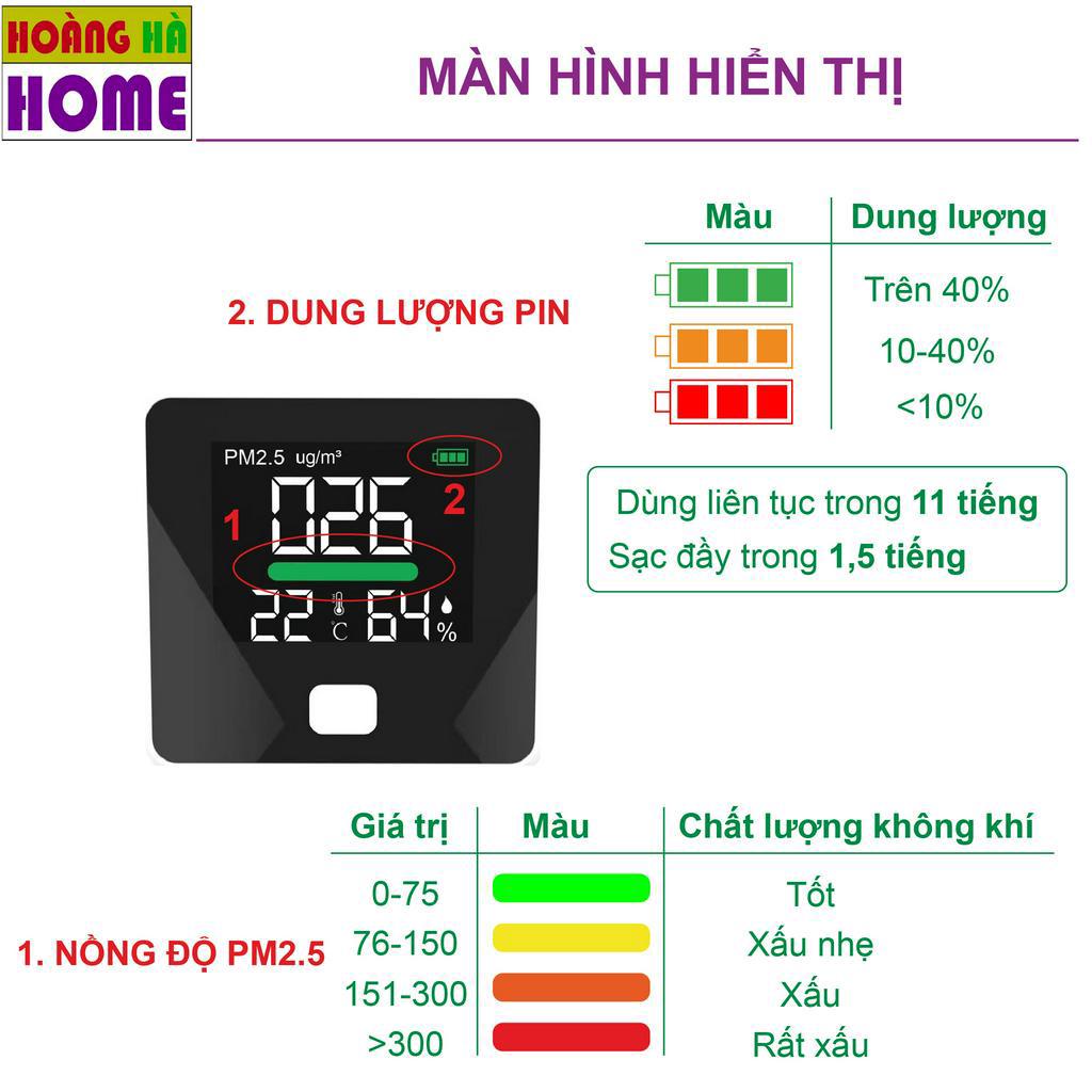 Máy đo chất lượng không khí, Máy đo độ ẩm phòng, Máy đo nhiệt độ
