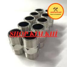 [Điện nước] Kép inox D15 ren ngoài 2 đầu inox
