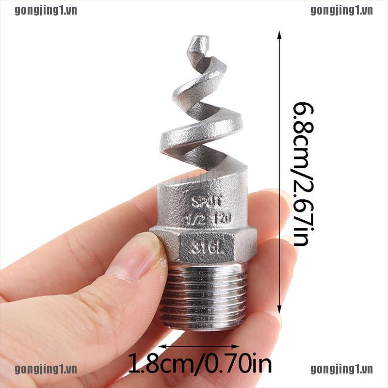 Vòi Phun Sương Tưới Vườn Hình Nón Bằng Thép Không Gỉ Gonjon 1 / 2 "