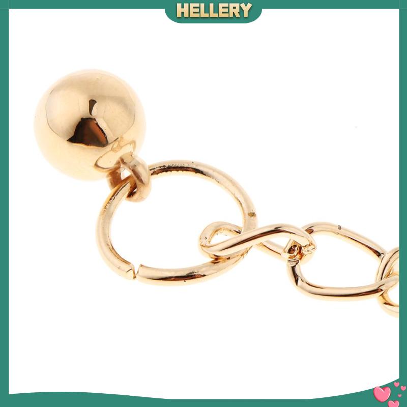 Thắt lưng dây xích mặt đồng xu vàng thời trang cho nữ