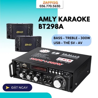 Amply nghe nhạc và hát karaoke,Amly mini Karaoke Kentiger HY 803,BT-298A, âm thanh cực đỉnh, hàng nhập khẩu