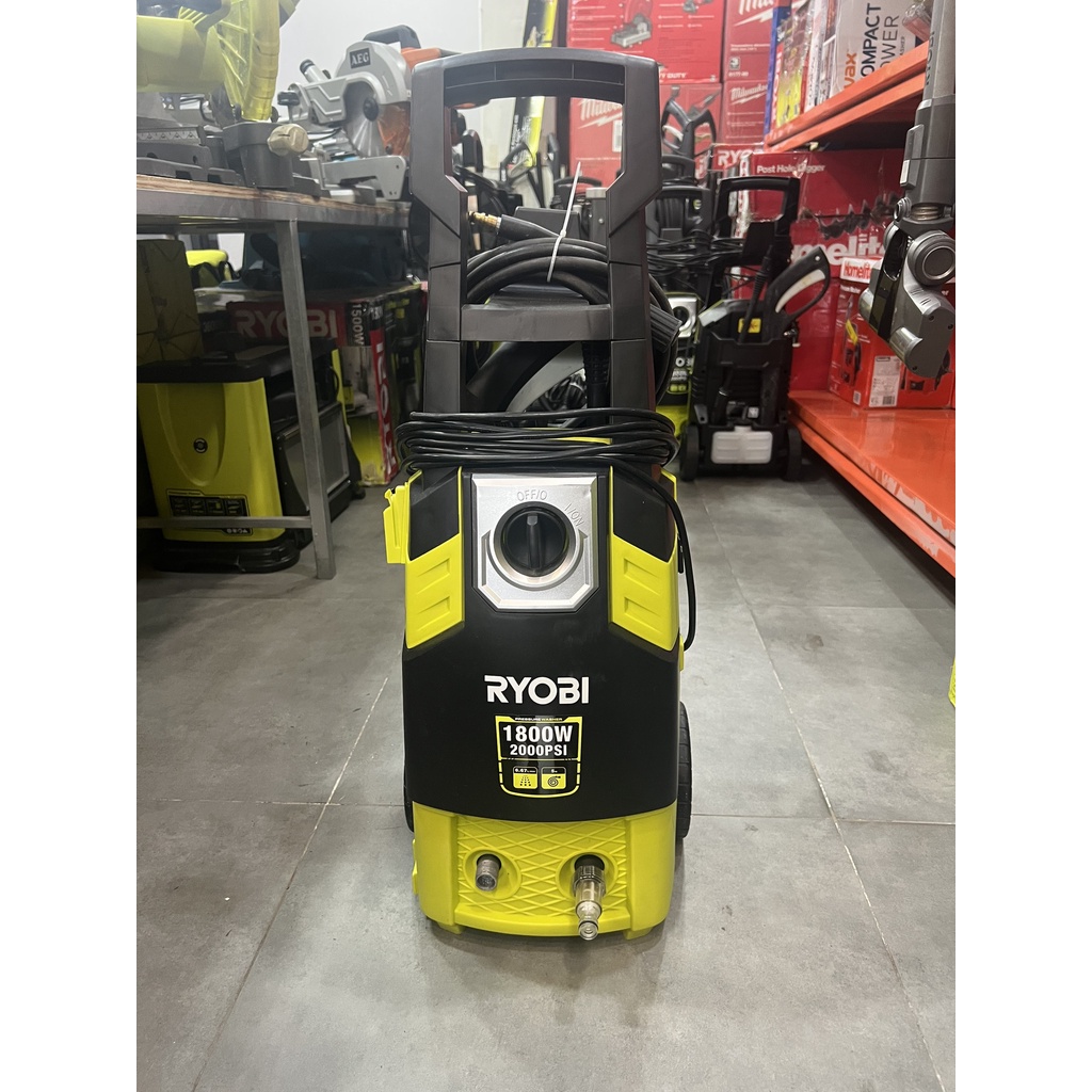 Máy rửa xe cao áp 1800w 2000psi ryobi rpw140-g -  95% - BH 3 THÁNG - ÚC