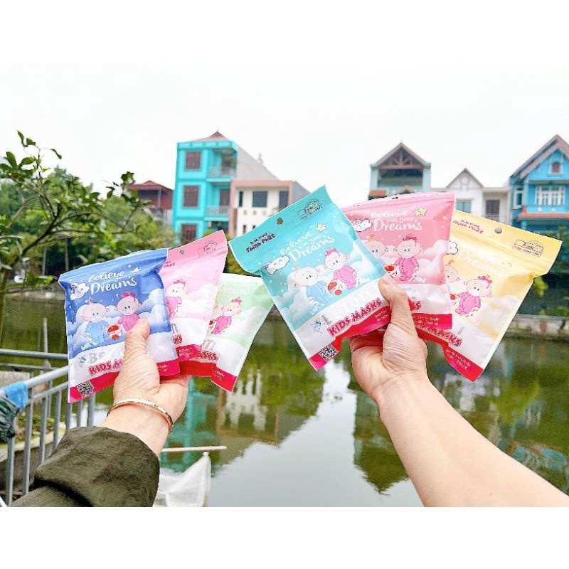 Set 3 khẩu trang gấu TUTI cty Thịnh Phát