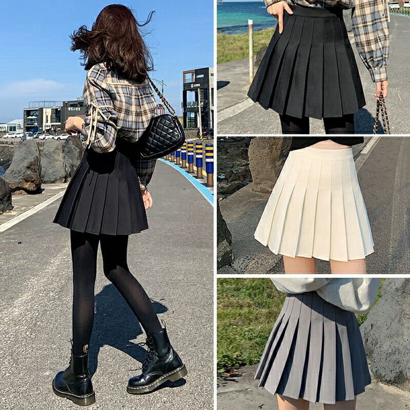 Chân váy chữ A dài đến đầu gối thời trang cho nữ 484.my