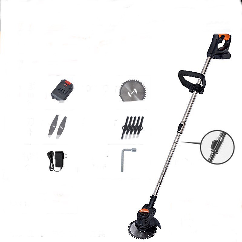 Máy cắt cỏ cao cấp chạy pin có thể cắt cây dày 5cm ( tặng bộ 8 lưỡi cưa ) - Bảo hành 24 tháng