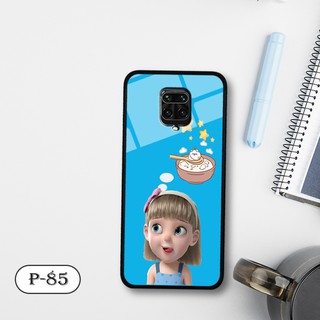 Ốp lưng kính 3D Xiaomi Redmi Note 9S/ Note 9 Pro- hình cute