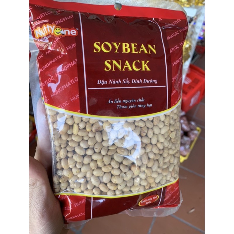 Đậu Nành Sấy Tỏi Ơt  Dinh Dưỡng Nutty One 500g