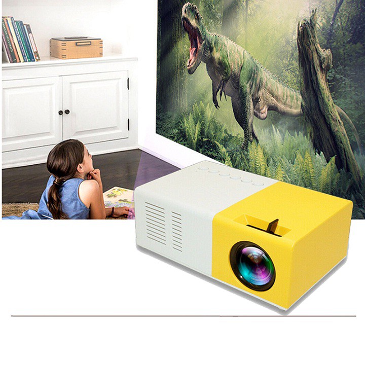 Máy Chiếu Mini LCD LED Projector, Cao Cấp PD300