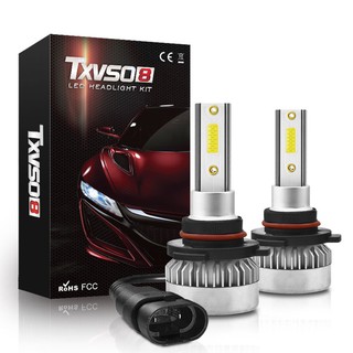 2 Đèn Pha Led Hb3 / 9005 110w 20000lm Cob Cho Xe Hơi